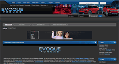 Desktop Screenshot of evoqueforums.net