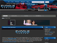 Tablet Screenshot of evoqueforums.net